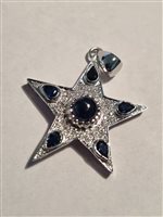 Pendant in Gold Zaffiro blu PEOR-27-286